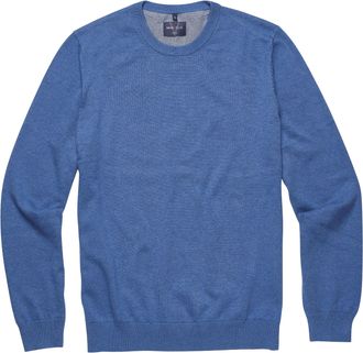 Marvelis Strickpullover MARVELIS, Herren, Gr. XXL, n&uuml;rnbergerblau, Strick, Obermaterial: 100% Baumwolle, regular fit, Rundhals, Rippb&uuml;ndchen, Pullover Strickpu
