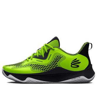 Under Armour Curry 3 HOVR Splash Lime Black 3026891-300