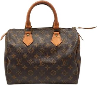 Louis Vuitton Pre-owned Handbags, female, Brown, Size: ONE SIZE Pre-owned Vintage Canvas Handbag