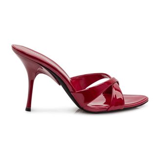 Jeffrey Campbell Heeled Mules, female, Red, Size: 8 US Heeled Sandals
