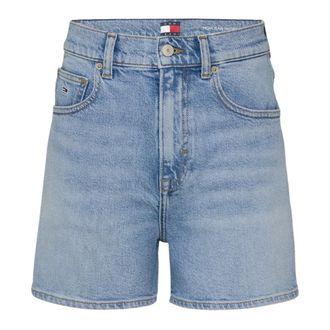 Tommy Jeans Dames Shorts Collectie - Dames - Denim shorts - Blauw - W27 - Katoen - Korte Broeken