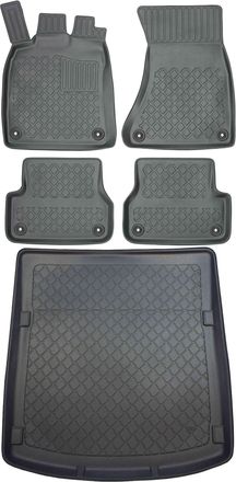 OEM Juego De Alfombrillas Para Coche Y Maletero Para Audi A6 C7 Sed&aacute;n (marzo De 2011 A Mayo De 2018)
