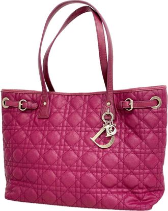 Dior Purple Pvc Tote Bag (Pre-Owned)