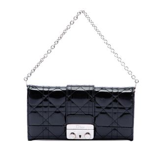 Dior Pre-owned Dior Patent Cannage Miss Dior Wallet on Chain Ladies PFPUTW5BVYOCOTHR