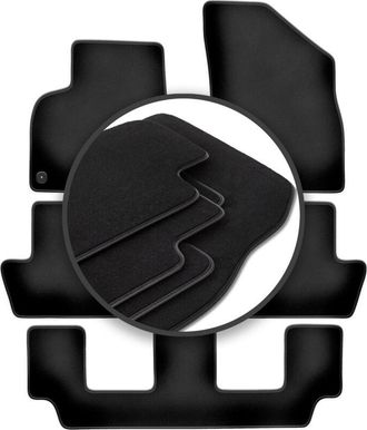 OEM Alfombrillas Premium Para Peugeot 5008 I 7 Plazas (2009-2017)