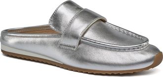J/Slides Paula Leather Mule in Silver at Nordstrom, Size 10