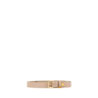 Gianni Chiarini Belts, female, Pink, Size: ONE SIZE Maxi-Grain Leather Belt