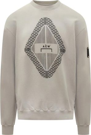 A-Cold-Wall* Heren Sweatshirt met Logo Print - Heren - Sweatshirts - Grijs - XS - Hoodies & sweatvesten