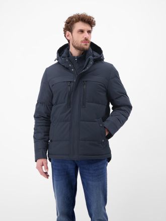 Lerros Steppjacke LERROS, Herren, Gr. XXL, blau night, Web, Obermaterial: 100% Polyester, unifarben, normal h&uuml;ftbedeckend, Rundhals, Jacken Steppjacke, mit K