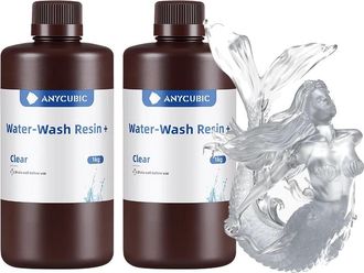 OEM Resina Lavable Con Agua, Tiempo De Exposici&oacute;n R&aacute;pido, F&aacute;cil Limpieza Por El Usuario, Transparente, 2 Kg