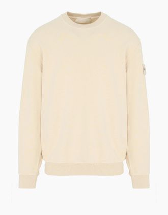 Stone Island Mens Ghost 6100069 Sweatshirt Beige - Cream - Size: 42