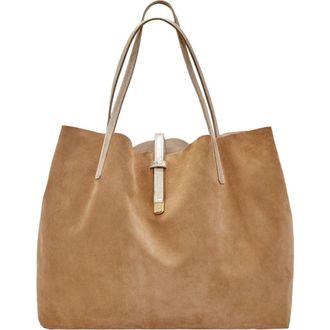 Gigi New York Reversible Luna Tote in Platinum Metallic at Nordstrom