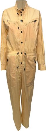 Isabel Marant Isabel Marant Etoile Franca Overall Jumpsuit in Beige Cotton