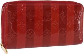 Louis Vuitton Tweedehands leren portemonnees - Dames - Vintage Accessoires - Rood - ONE Size - Vintage
