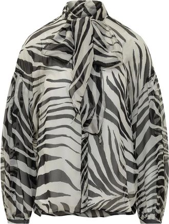 Max Mara Ballata Shirt - Dames - Blouses - Zwart - M - Overhemden
