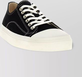 Moschino canvas low-top sneakers