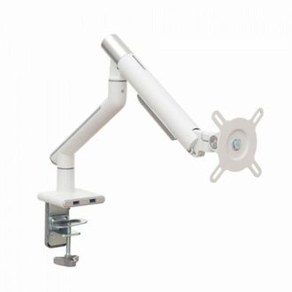 Art Soporte De Escritorio A Gas Para 1 Monitor Led/lcd De 17-32 L-19gd Art (2-9 Kg, 2 Puertos Usb 3.0 Premium Alu)