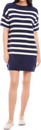 Fifteen Twenty Georgette Mini Dress In Stripe
