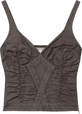 Miss Sixty Ruched Top - Dames - Tops zonder mouwen - Zwart - S - Tops