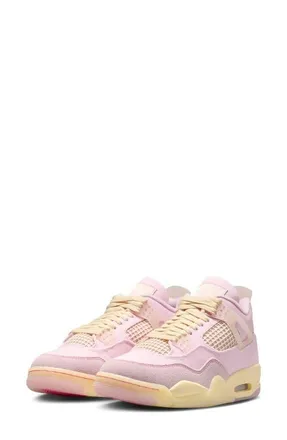 Nike Jordan Air Jordan 4 Retro Basketball Sneaker in Pearl Pink/Iced Carmine at Nordstrom, Size 11.5