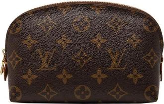 Louis Vuitton Pre-owned Clutches, female, Brown, Size: ONE SIZE Pre-owned Cosmetic Pouch