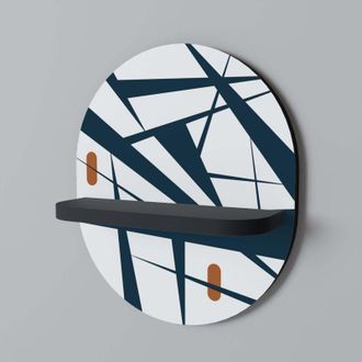 OEM Estanter&iacute;a Ovalada Shadow Symphony Negra