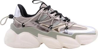 Steve Madden Falori Stijlvolle Sneaker voor Mannen en Vrouwen - Dames - Sneakers - Grijs - 37 1/2 EU - Schoenen