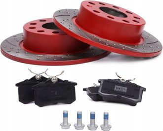 OEM Pastillas De Freno Trasero Para Audi A3 8p Golf V Octavia Ii