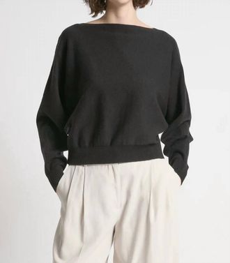 Look by M Aura Crop Sweater In Black