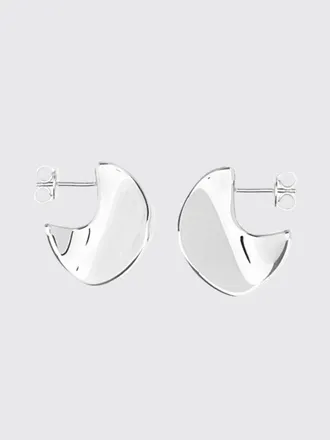 Bottega Veneta Disc Pendant Earrings in 925 Sterling Silver