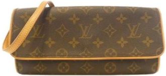 Louis Vuitton Pre-owned Clutches, female, Brown, Size: ONE SIZE Pre-owned Pochette Shoulder Bag