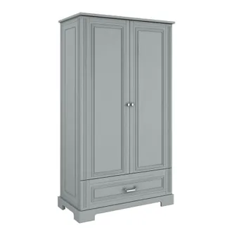 OEM Armoire 2 Portes 1 Tiroir Bellamy Ines Gris