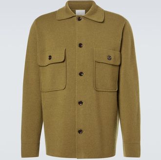 Allude Wool and cashmere overshirt