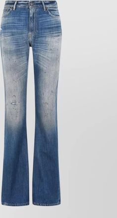Acne Studios denim high-rise skinny bootcut jeans