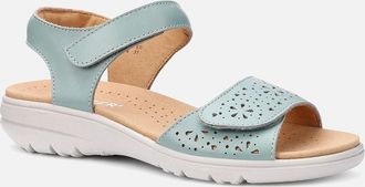 Hotter Womens Leah II Womens Sandals - Blue - Size: 5.5