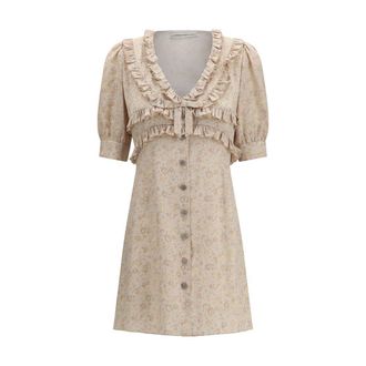 Alessandra Rich Silk Casual Womens Dress