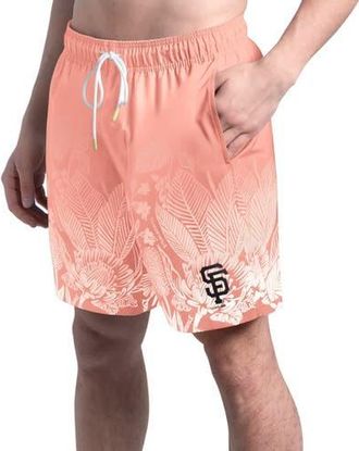 Margaritaville Mens Margaritaville Coral San Francisco Giants Lagoon Fiesta Swim Shorts at Nordstrom, Size Xx-Large
