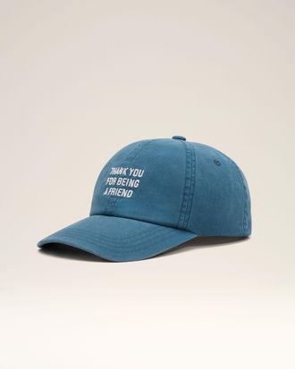 Ami Ami Paris - Blue cotton Thank you for being a friend cap Blue - Size: OS - Unisex