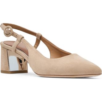 Donald J Pliner Song Slingback Pointed Toe Pump in Camel at Nordstrom, Size 7.5