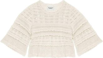 Isabel Marant Azelia Openwork Knit Sweater, Brand Size 34 ( US Size 2 )
