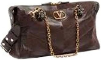 Valentino Garavani Tassen, Dames, Bruin, ONE Size, Small Shoulder Bag Rockstud