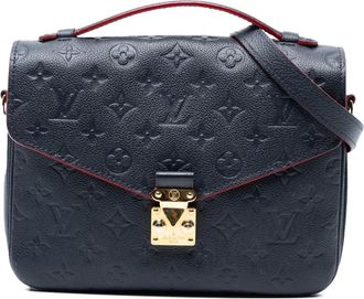 Louis Vuitton 2018 Pochette Metis tas met monogram-print - Blauw