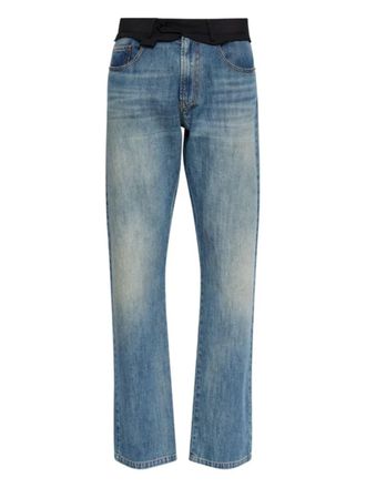 Maison Margiela Blue Reconstructed Waist Denim Jeans
