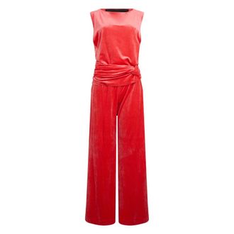 Alberta Ferretti Dames, Jumpsuits & Playsuits, Rood, Maat: S Poliester