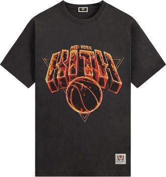 Kith x The New York Knicks T-shirt Jones con grafica - Nero
