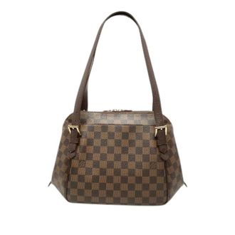 Louis Vuitton Pre-owned Belem MM Schoudertas - Dames - Pre-owned - Bruin - Maat: ONE Size Leer