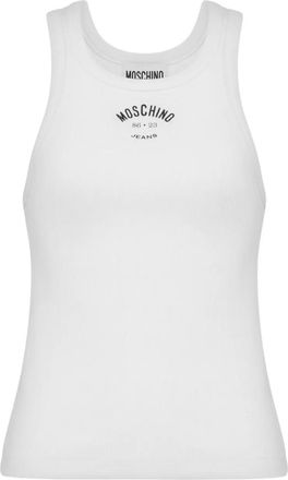 Moschino Canotta in cotone - Bianco
