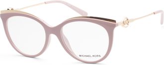 Michael Kors Womens 53mm Solid Dusty Rose Opticals