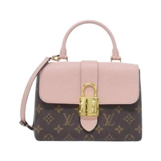 Louis Vuitton Pre-owned Handbags, female, Pink, Size: ONE SIZE Pre-owned Locky BB Handbag