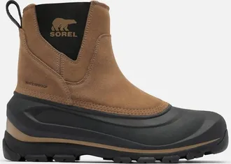 Sorel Mens Buxton Pull On Water Proof Boot In Delta/black